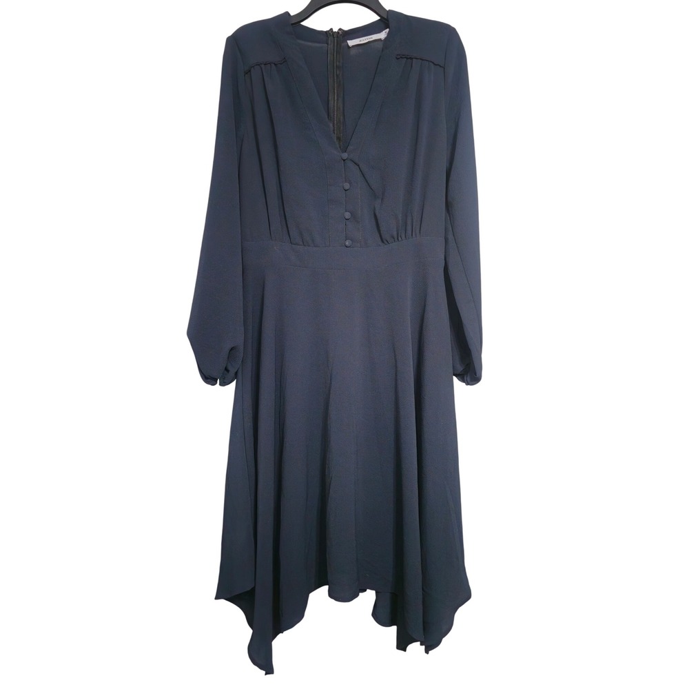 Just Fab Black Dress Long Sleeve Party Cocktail Size M NWT
